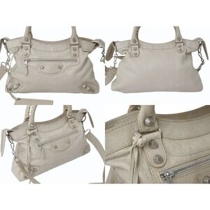 Balenciaga Hobo The Shoulder One Town Tan Giant Beige handbag leather